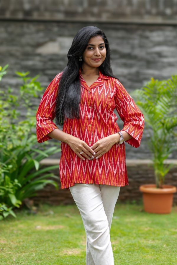Aadya V-neck Kurti