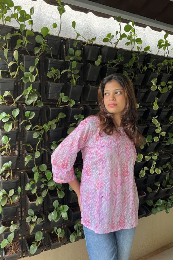 Civara Top - Dot Pink, XS