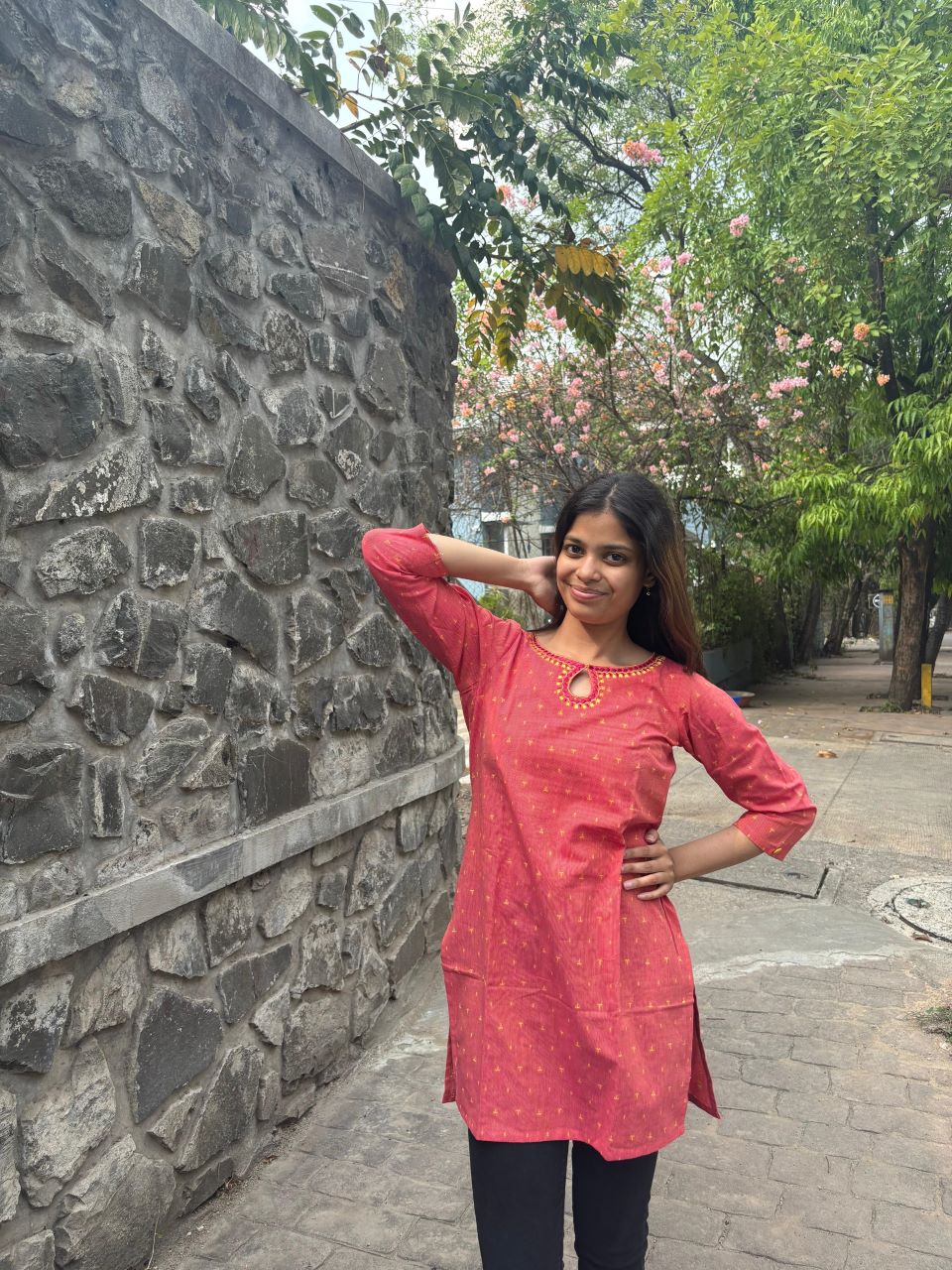 Keeya Tunic Pink 1