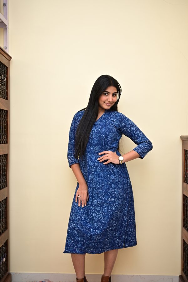 Vanai Long Indigo Dresses